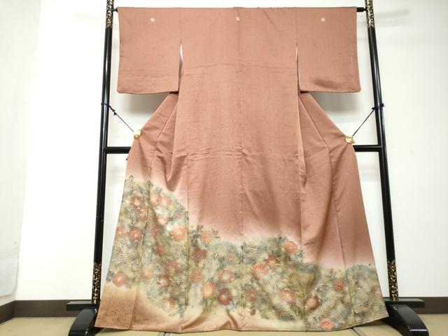 平和屋着物●豪華色留袖 絞り 辻が花 暈し染め 金彩 正絹 逸品 DABI2379ud