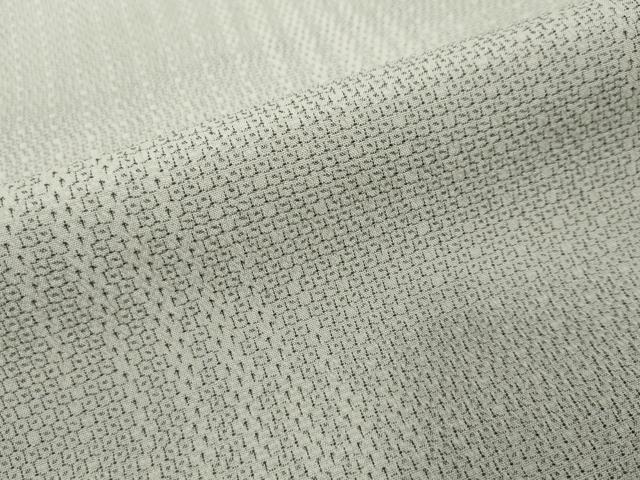 平和屋着物●本塩沢 110亀甲 霞文 正絹 逸品 DABI2380ud
