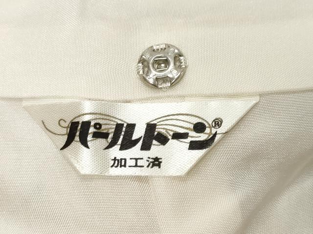 平和屋着物●名門 藤娘きぬたや・総絞り(杢目絞り) 小紋 雲取文 正絹 逸品 DABI2386ud