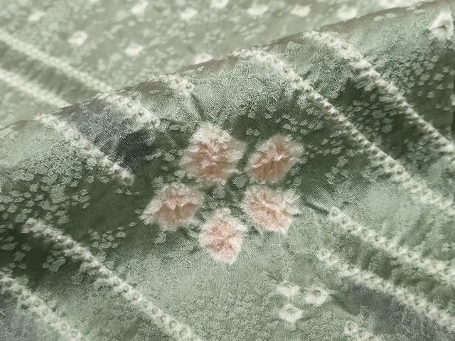 平和屋着物●訪問着 総絞り 舞花文 暈し染め ますいわ屋扱い 正絹 逸品 DABI2388ud