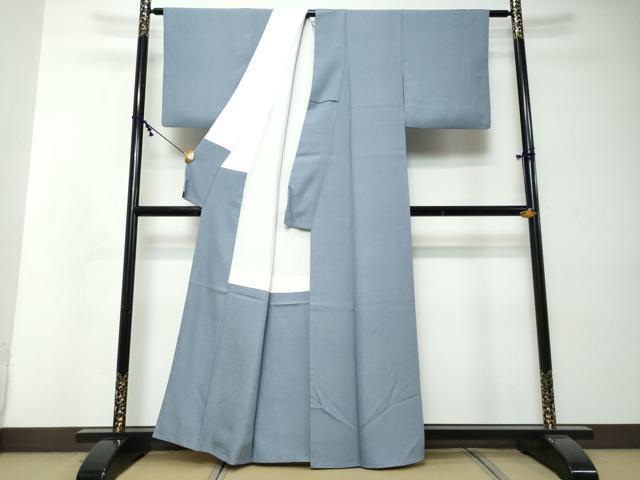 平和屋着物●江戸小紋 作家物 草木染 鮫小紋柄 正絹 逸品 DABI2425ud