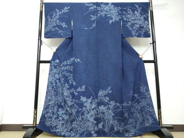 平和屋着物●訪問着 草花文 正絹 逸品 DABI2426ud