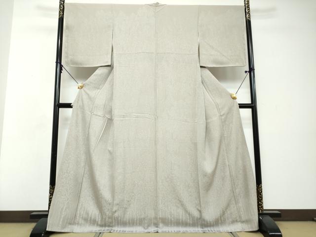 平和屋着物●皇室献上作家 北出与三郎 無地絵羽訪問着 樹林文 素色 正絹 逸品 未使用 DABI2451ud