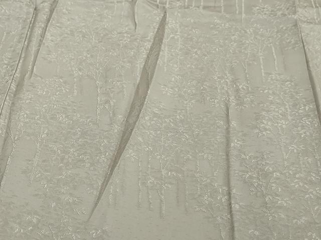 平和屋着物●皇室献上作家 北出与三郎 無地絵羽訪問着 樹林文 素色 正絹 逸品 未使用 DABI2451ud