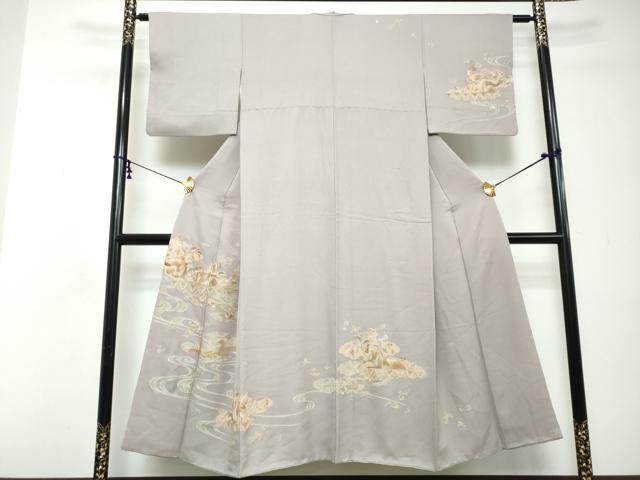 平和屋着物●中国三大刺繍 蘇州刺繍 総刺繍 訪問着 雲取り動物草花文 正絹 逸品 DABI2460ud