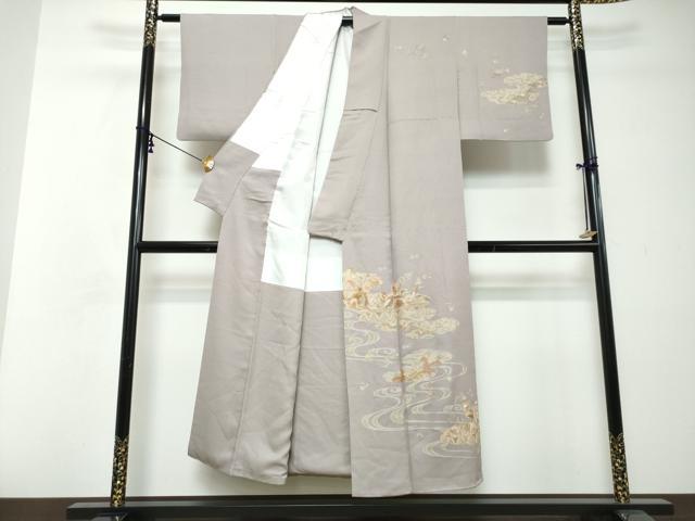 平和屋着物●中国三大刺繍 蘇州刺繍 総刺繍 訪問着 雲取り動物草花文 正絹 逸品 DABI2460ud