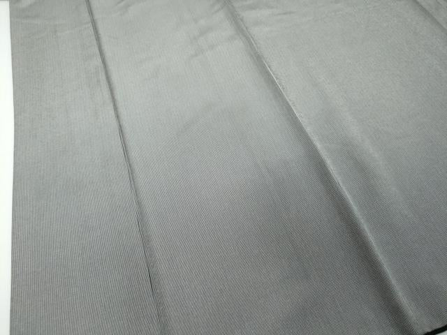 平和屋着物●江戸小紋 万筋 黒色×白色 正絹 逸品 DABI2468ud