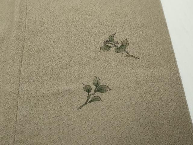 平和屋着物●染色作家 奥田祐斎 訪問着 刺繍 南天文 暈し染め 金糸 正絹 逸品 DABI2513ud