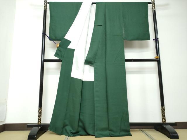 平和屋着物●上質な色無地 紋意匠 天鵞絨色 正絹 逸品 DABI2519ud