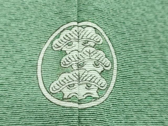 平和屋着物●上質な色無地 鬱金色 薄青色 正絹 逸品 DABI2521ud