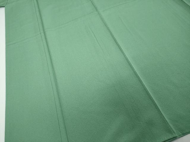 平和屋着物●上質な色無地 鬱金色 薄青色 正絹 逸品 DABI2521ud