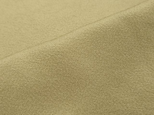 平和屋着物●上質な色無地 枯色 正絹 逸品 DABI2525ud
