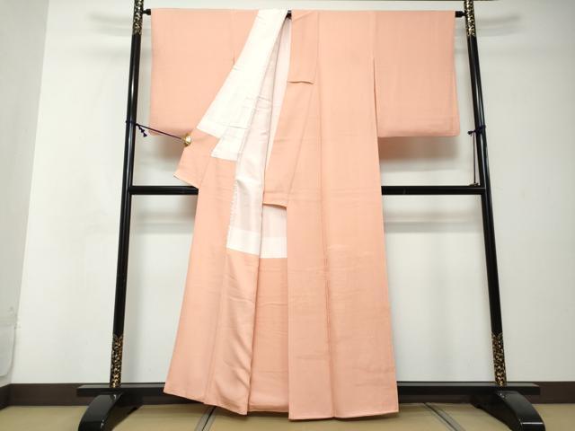 平和屋着物●豪華色留袖 エ霞草花文 宍色 正絹 逸品 DABI2534ud