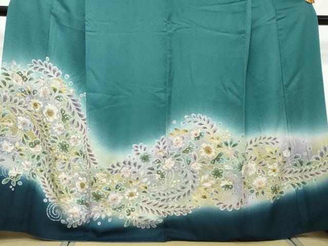 平和屋着物●訪問着 辻が花 暈し染め 正絹 逸品 DABI2539ud