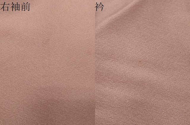 平和屋着物●訪問着 花鳥文 暈し染め 正絹 逸品 DABI2566ud
