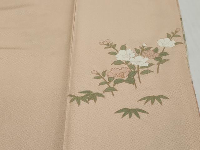 平和屋着物●訪問着 雪輪飾花文 暈し染め 金彩 正絹 逸品 DABI2578ud