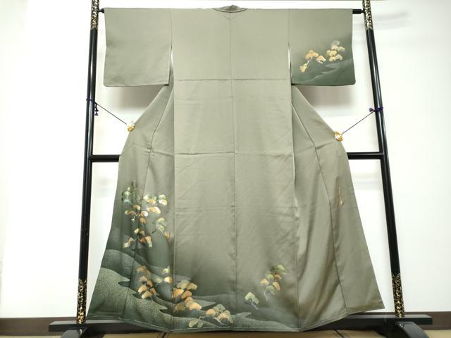 平和屋着物●金彩友禅 卓越技能者・名工・和田光正 訪問着 光正蒔絵 暈し染め 金彩 正絹 逸品 未使用 DABI2588ud