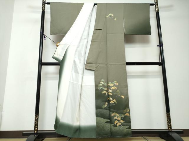 平和屋着物●金彩友禅 卓越技能者・名工・和田光正 訪問着 光正蒔絵 暈し染め 金彩 正絹 逸品 未使用 DABI2588ud