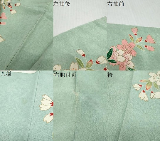 平和屋着物●豪華振袖 枝桜文 金彩 鬼しぼ縮緬 正絹 逸品 DABI2602ud