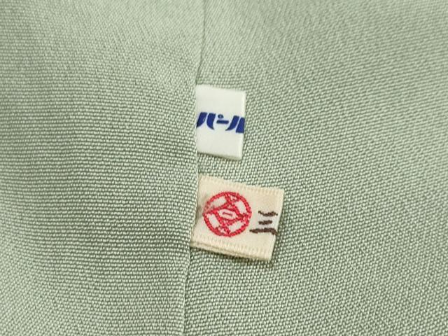 平和屋着物●訪問着 絞り 辻が花 暈し染め 銀通し地 正絹 逸品 DABI2624ud
