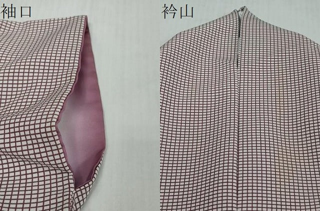 平和屋着物●撫松庵 江戸小紋 角通し 洗える着物 DABI2656ud