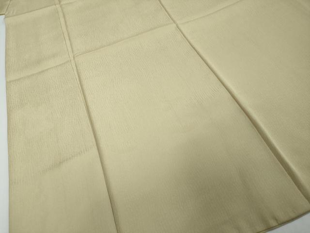 平和屋着物●色無地 霞地紋 砂色 洗える着物 DABI2666ud