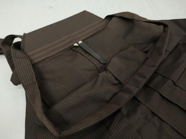 平和屋着物●男性 馬乗り袴 縞 正絹 逸品 DABI2689ud