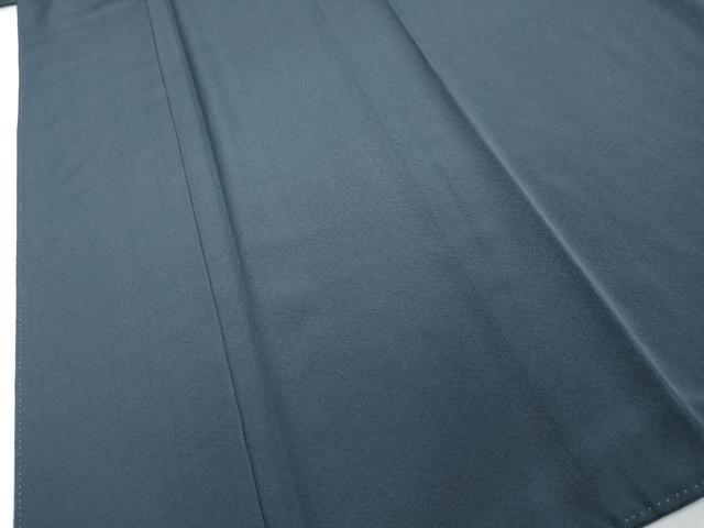 平和屋着物●上質な色無地 紺色 正絹 逸品 DABI2718ud