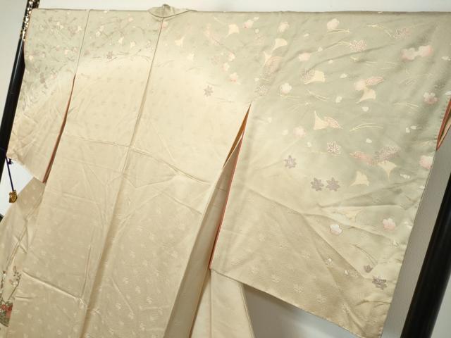 平和屋着物●訪問着 花籠文 暈し染め 金彩 やまと誂製 正絹 逸品 DABI2726ud