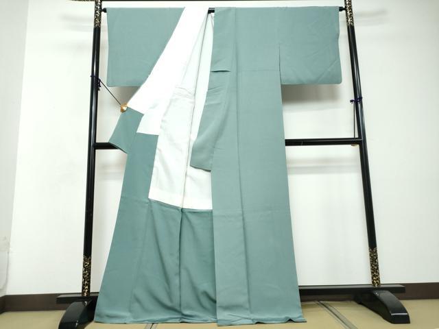 平和屋着物●上質な色無地 舛花色 正絹 逸品 DABI2729ud