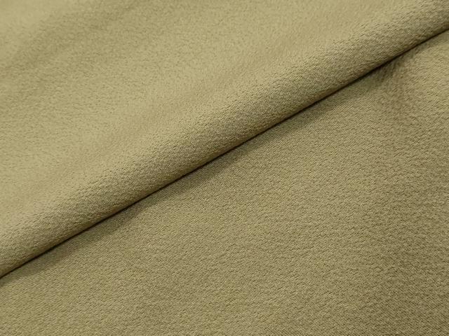 平和屋着物●上質な色無地 岩井茶色 正絹 逸品 DABI2731ud