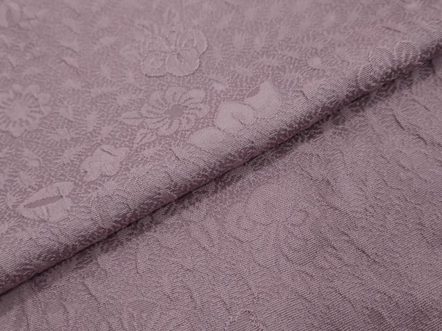 平和屋着物●上質な色無地 辻が花地紋 浅紫色 正絹 逸品 DABI2732ud