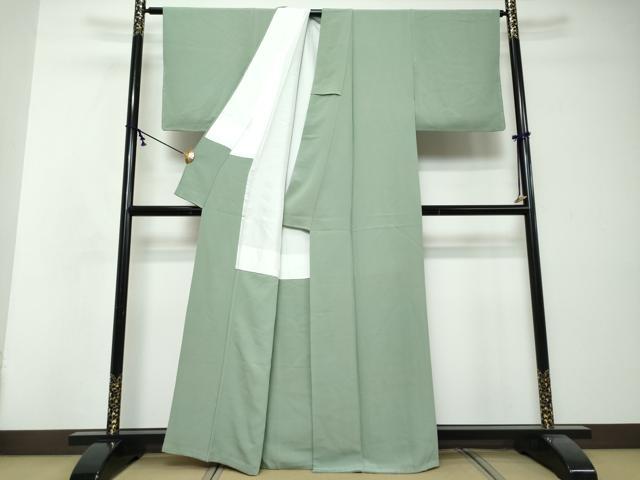 平和屋着物●上質な色無地 夏虫色 正絹 逸品 未使用 DABI2735ud