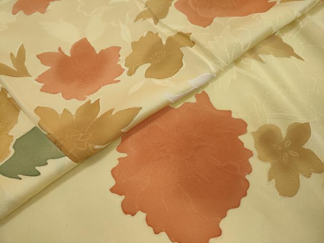 平和屋着物●上質な小紋 地紋起こし 草花文 正絹 逸品 DABI2739ud