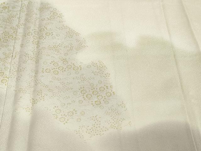 平和屋着物●訪問着 吉祥雪輪草花文 暈し染め 金彩 さが美扱い 正絹 逸品 DABI2750ud
