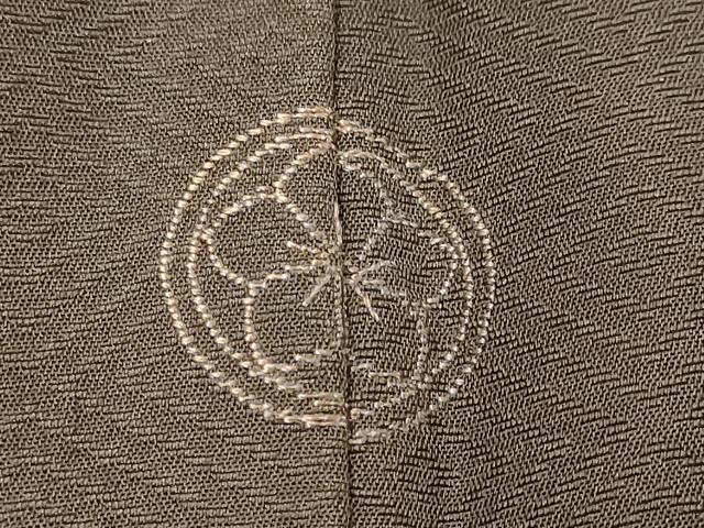 平和屋着物●訪問着 刺繍 草花文 正絹 逸品 DABI2798ud