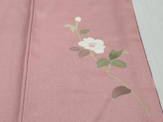 平和屋着物●訪問着 友禅 作家物 枝花文 暈し染め 正絹 逸品 DABI2817ud