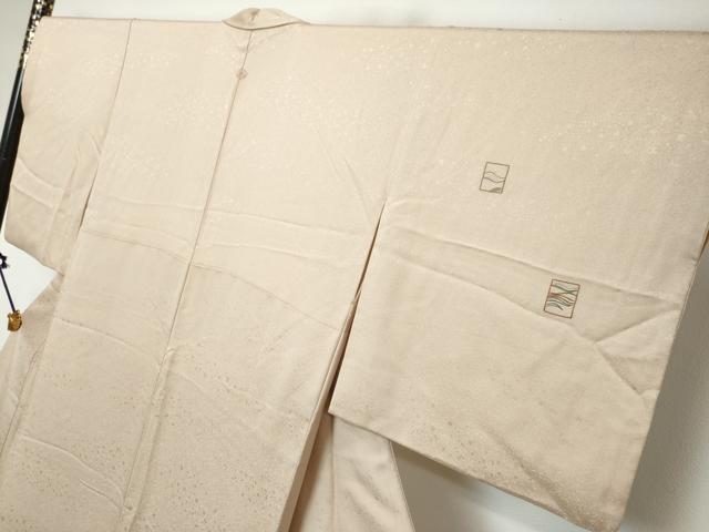 平和屋着物●訪問着 総刺繍 色紙立波文 ゑり善扱い 正絹 逸品 DABI2819ud