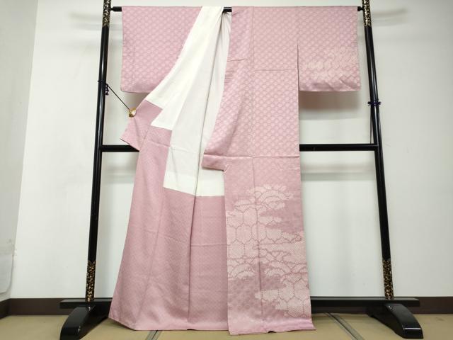 平和屋着物●訪問着 総絞り エ霞文 正絹 逸品 未使用 DABI2839ud