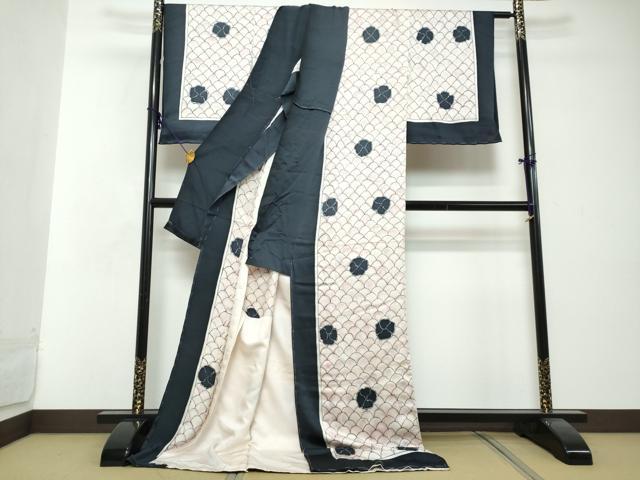 平和屋着物●訪問着 舞花文 仮絵羽 正絹 逸品 未使用 DABI2872ud