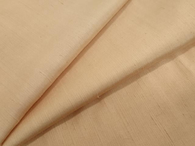 平和屋着物●上質な紬 雄黄色 正絹 逸品 DABI2873ud