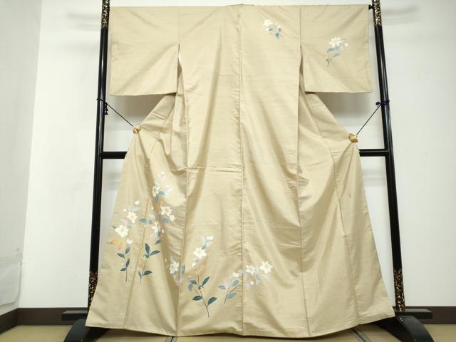 平和屋着物○本加賀友禅作家 成竹登茂男 訪問着 白山紬