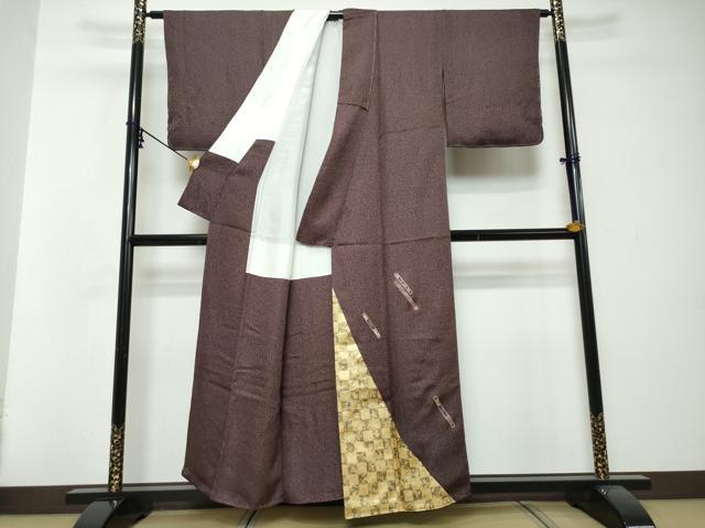 平和屋着物●色留訪問着 刺繍 短冊吉祥文 金彩 正絹 逸品 未使用 DABI2903ud