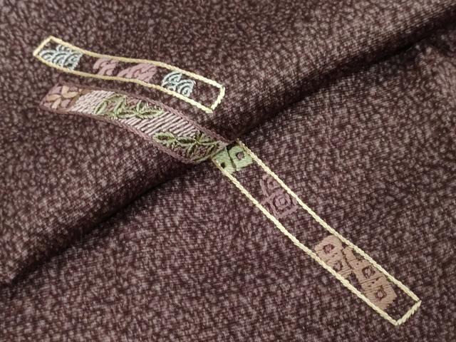 平和屋着物●色留訪問着 刺繍 短冊吉祥文 金彩 正絹 逸品 未使用 DABI2903ud