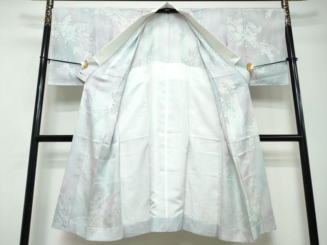 平和屋着物●長襦袢 無双仕立て 辻が花地紋 暈し染め やまと誂製 正絹 逸品 DABI2914ud
