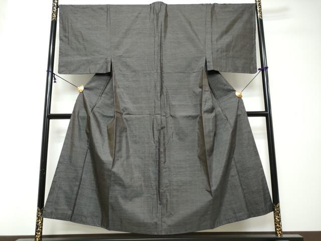 平和屋着物●男性 本場大島紬 亀甲柄 正絹 逸品 DABI2920ud