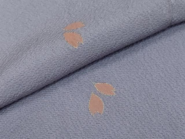 平和屋着物●世界的人形師 辻村寿三郎 ジュサブロー 訪問着 舞桜文 金彩 正絹 逸品 DABI2925ud