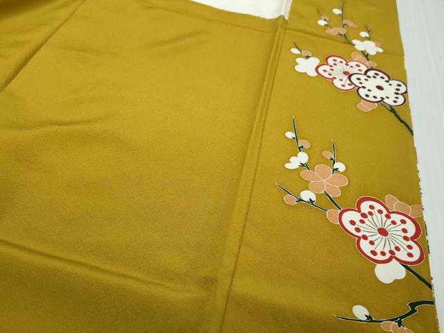平和屋着物●豪華振袖 駒刺繍 扇面吉祥草花文 金彩 正絹 逸品 DABI2936ud