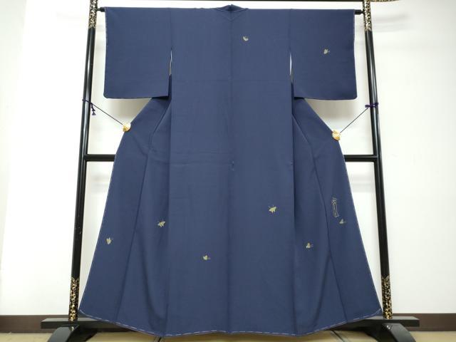 平和屋着物●世界的人形師 辻村寿三郎 ジュサブロー 訪問着 舞蝶文 金彩 正絹 逸品 未使用 DABI2940ud