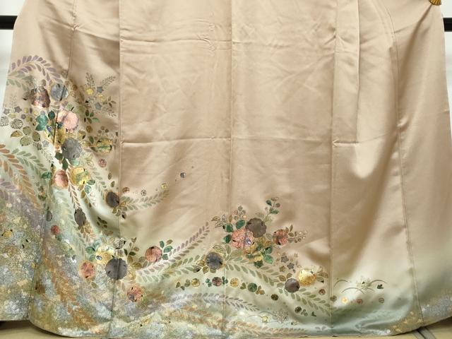 平和屋着物●訪問着 螺鈿 辻が花 暈し染め 金銀彩 正絹 逸品 DABI2942ud